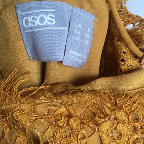 ASOS Crochet Dress w/ Cross back - Picture 3 of 3